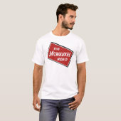 T-shirt Signe ferroviaire 2 de route de Milwaukee (Devant entier)