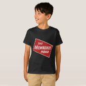 T-shirt Signe ferroviaire 2 de route de Milwaukee (Devant entier)