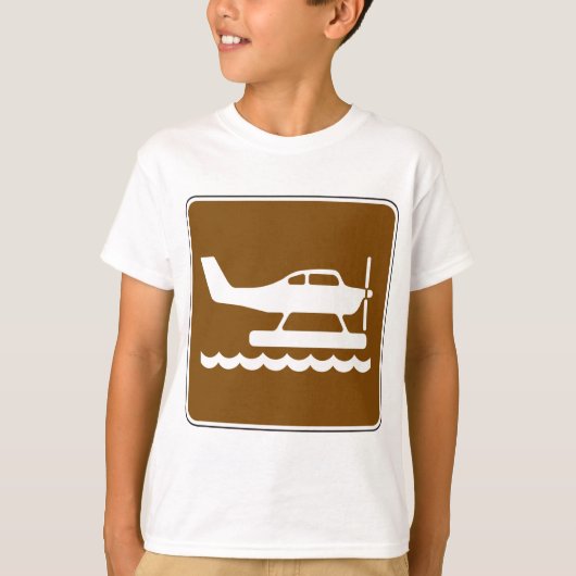 T-shirt SIGNE hydravion (Devant)