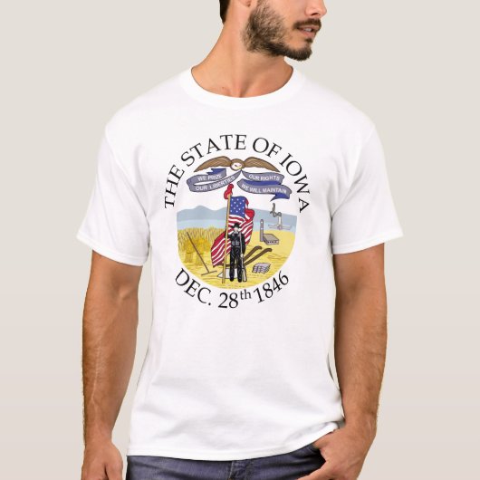 T-shirt signe Iowa (Devant)