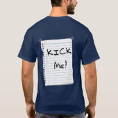 T-Shirt Signe Kick Me (Dos)