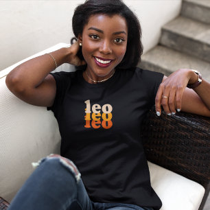 T-shirt SIGNE LÉO Zodiaque   Couleur d'alimentation orange