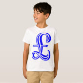 T-shirt Signe Livre - Bleu (Devant entier)