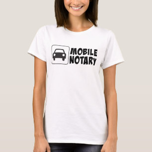 T-shirt Signe mobile de voiture de notaire
