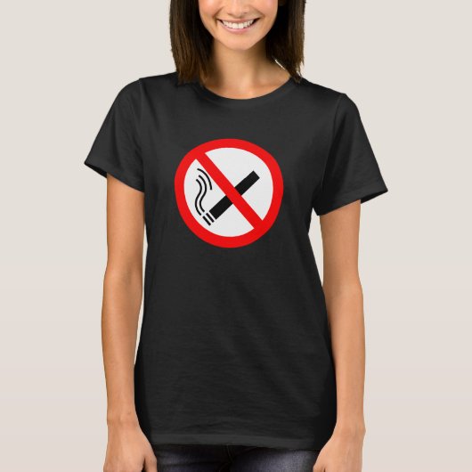 T-shirt Signe NO Smoking - Signal UK (Devant)