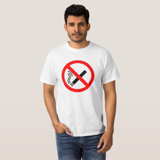 T-shirt Signe NO Smoking - Signal UK (Devant entier)