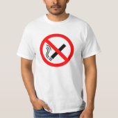 T-shirt Signe NO Smoking - Signal UK (Devant)