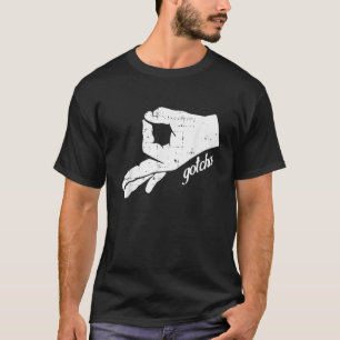 T-shirt Signe Ok Main Gotcha Halloween Drôle Cercle Jeu