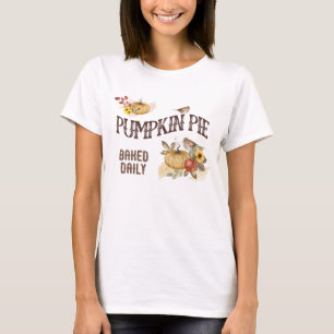 T-SHIRT SIGNE PIE CITROUILLE