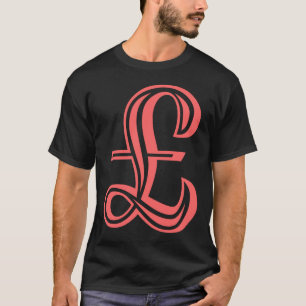 T-shirt Signe Pound - Rose Tropical