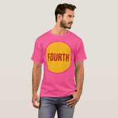 T-SHIRT SIGNE QUATRIÈME CERTAIN (Devant entier)