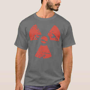 T-shirt Signe radioactif imprimé