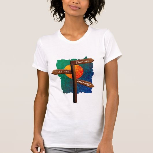 T-SHIRT SIGNE ROUTIÈRE (Devant)