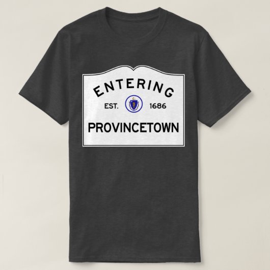T-shirt SIGNE ROUTIÈRE DE PROINetown Massachusetts (Design devant)