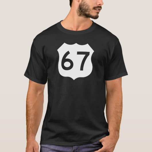 T-shirt Signe US Route 67 (Devant)