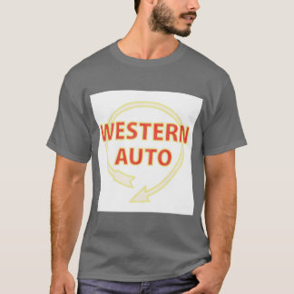 T-shirt signe western auto