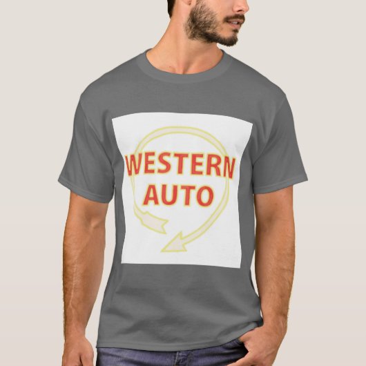 T-shirt signe western auto (Devant)