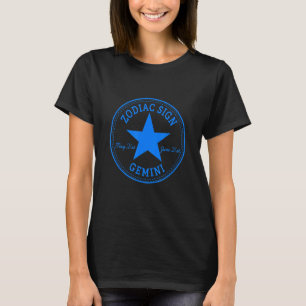 T-shirt SIGNE ZODIAC GEMINI né mai & juin Astrologie Ho