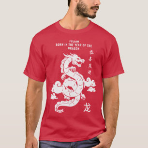 T-shirt SIGNE Zodiaque Chinois Né Dans L'Année Du Dragon