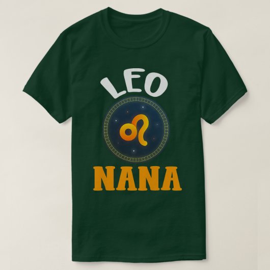 T-shirt SIGNE Zodiaque Femme Leo Nana Horoscope Astrologie (Design devant)