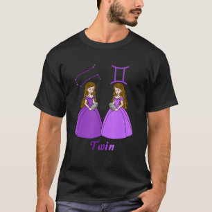 T-shirt Signe zodiaque Gemini, Constellation Gemini, Princ