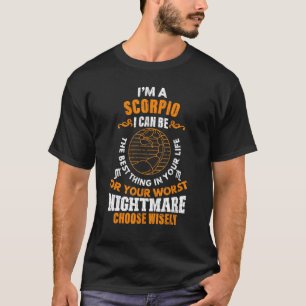 T-shirt SIGNE Zodiaque Im A Scorpio Graphique