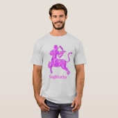 T-shirt Signe zodiaque pour Sagittarius dans Amethyst Purp (Devant entier)
