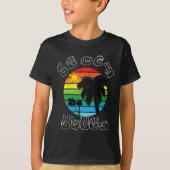 T-shirt Signer ASL Langue des Signes Vêtements Plage Sourd (Devant)