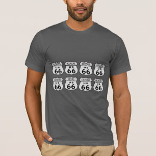 T-shirt Signes d'état de l'itinéraire 66