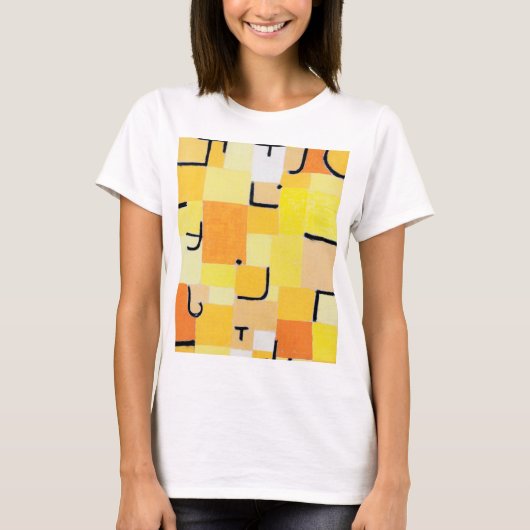 T-shirt Signes en Jaune, Paul Klee (Devant)
