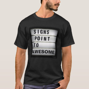 T-shirt Signes pointe vers Slogan branché impressionnant