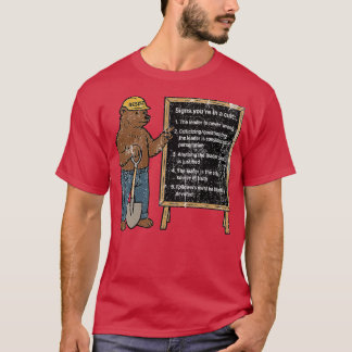 T-shirt Signes que vous êtes dans un culte