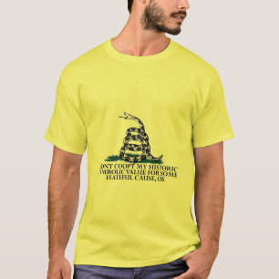 T-shirt Signification de drapeau de Gadsden défendue