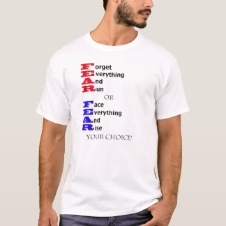 T-shirt Signification de la crainte
