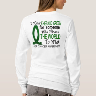 T-shirt Signifie le monde à moi Cancer de foie