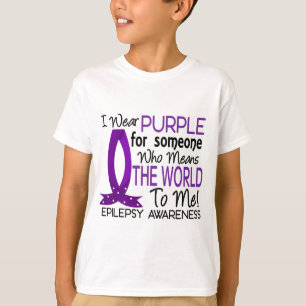T-shirt Signifie le monde à moi épilepsie