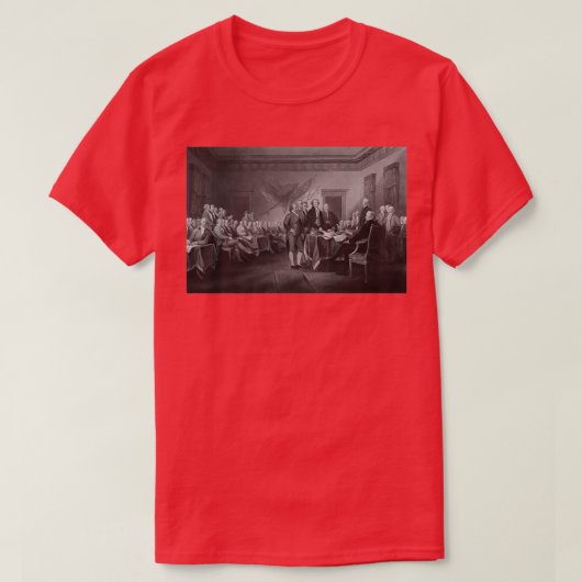 T-shirt Signing The Declaration of Independence (Design devant)