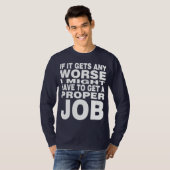 T-shirt S'il devient pire (Devant entier)
