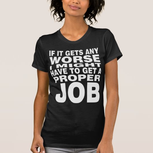 T-shirt S'il devient pire (Devant)