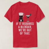 T-shirt S'Il Faut Un Blender Funny Bartender Cadeau (Design devant)