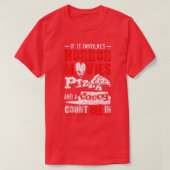 T-shirt S'il implique des films d'horreur PIZZA et un Couc (Design devant)