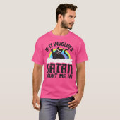 T-shirt S'Il Implique Satan Compter Moi Dans Chat Métal Lo (Devant entier)