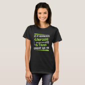 T-shirt S'Il Implique Tacos Lacrosse Player (Devant entier)