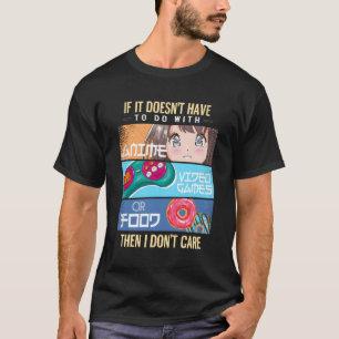 T-shirt S'Il N'A Pas À Faire Avec Les Jeux Vidéo Anime Pou