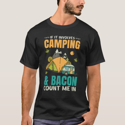 T-shirt S'Il S'Agit De Camping (Devant)