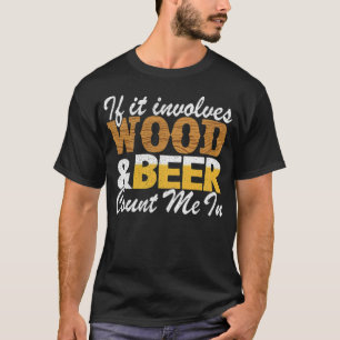 T-shirt S'il vole Bois & Bière Count Me bateau pirate birt