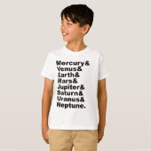 T-shirt S'il vous plaît ne pas Invitation Pluto à notre 8 (Devant entier)