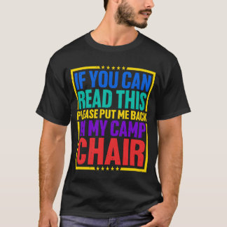 T-shirt S'il vous plaît Remettez-moi dans mon fauteuil de