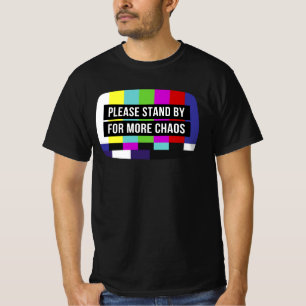 T-shirt S'Il Vous Plaît Restez En Ligne Pour Plus D'Écran