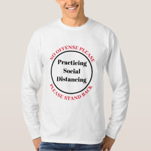 T-shirt S'Il Vous Plaît Revenir Pratiquer La Distance Soci